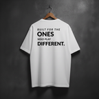 Loud Type ,, Built Different'' ovesized tee