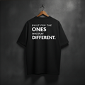 Loud Type ,, Built Different'' ovesized tee