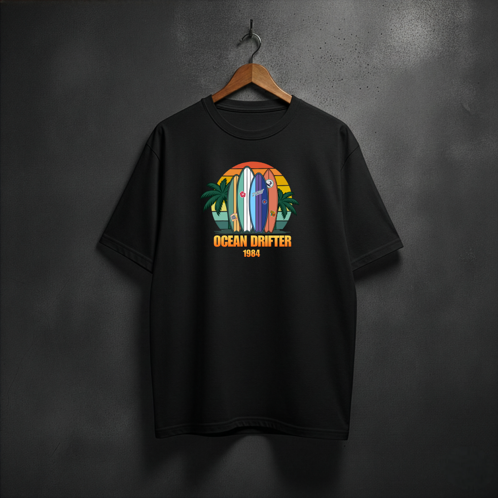 Timeless Heat ''Ocean Drifter'' oversized tee
