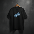Black t-shirt with ice dice front chest