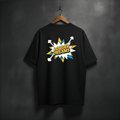 Black t-shirt with 'Louder Dreams'  graphic on the back